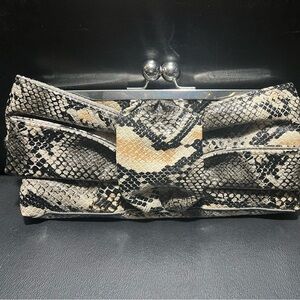 Jessica Simpson Clutch Snake Skin